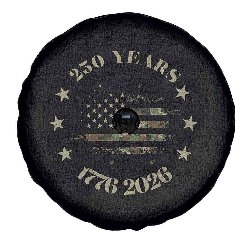 250 Years Anniversary Spare Tire Cover Camo American Flag Independence Day TS14 Print Your Wear