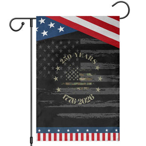 250 Years Anniversary Patriotic Garden Flag Camo American Flag Independence Day