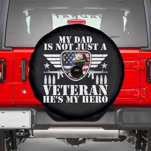 Military Family Veteran Support Spare Tire Cover My Papa US Veteran My Hero