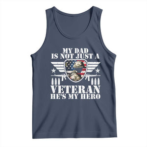 Military Family Veteran Support Tank Top My Papa US Veteran My Hero