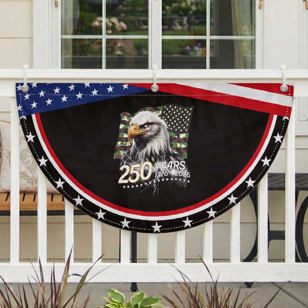 250 Years America Anniversary Patriotic Fan Flag Bald Eagle Military Tactical American Flag Camo TS14 2pcs pack Classic Black Print Your Wear