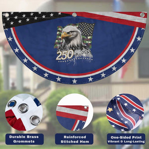 250 Years America Anniversary Patriotic Fan Flag Bald Eagle Military Tactical American Flag Camo TS14 Print Your Wear