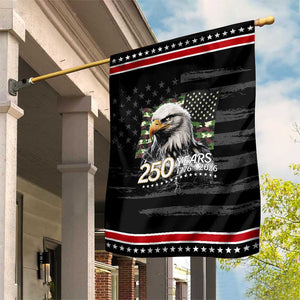250 Years America Anniversary Patriotic Garden Flag Bald Eagle Military Tactical American Flag Camo TS14 Distressed Black Red Print Your Wear