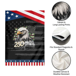 250 Years America Anniversary Patriotic Garden Flag Bald Eagle Military Tactical American Flag Camo TS14 Print Your Wear