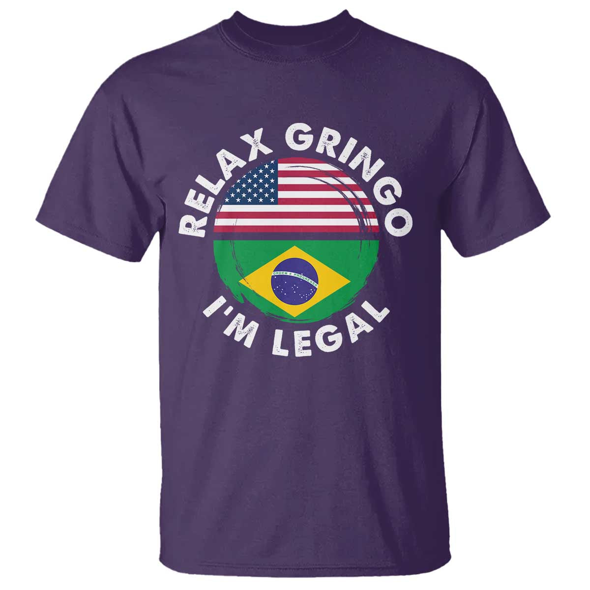 Relax Gringo I'm Legal Brazil Brazilian Immigrant T Shirt