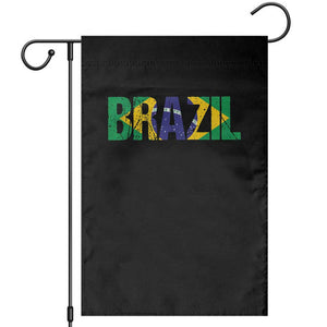 Brazil Brasil Flag Garden Flag Vintage Distressed Brazil