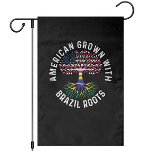 Brazilian Roots American Grown Tree Flag Garden Flag