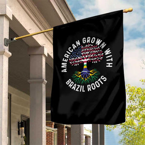 Brazilian Roots American Grown Tree Flag Garden Flag
