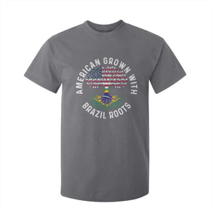 Brazilian Roots American Grown Tree Flag T Shirt For Kid
