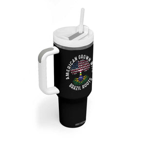 Brazilian Roots American Grown Tree Flag Tumbler With Handle