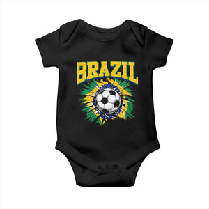 Brazil Soccer Fan Baby Onesie Brazilian Football Game Day Fan