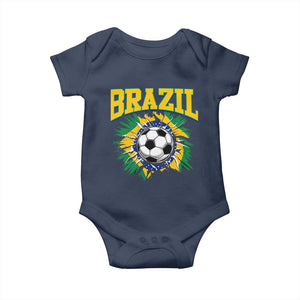 Brazil Soccer Fan Baby Onesie Brazilian Football Game Day Fan