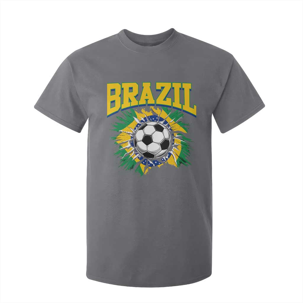Brazil Soccer Fan T Shirt For Kid Brazilian Football Game Day Fan
