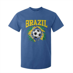 Brazil Soccer Fan T Shirt For Kid Brazilian Football Game Day Fan
