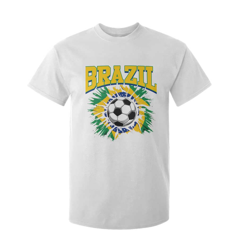 Brazil Soccer Fan T Shirt For Kid Brazilian Football Game Day Fan