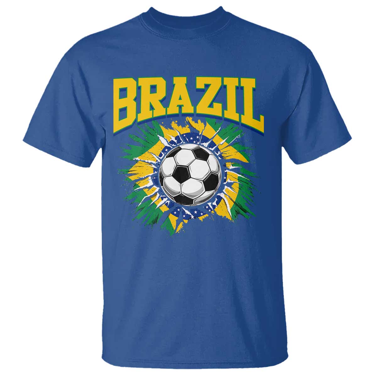 Brazil Soccer Fan T Shirt Brazilian Football Game Day Fan