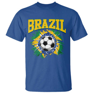 Brazil Soccer Fan T Shirt Brazilian Football Game Day Fan