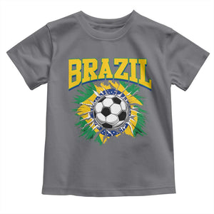 Brazil Soccer Fan Toddler T Shirt Brazilian Football Game Day Fan