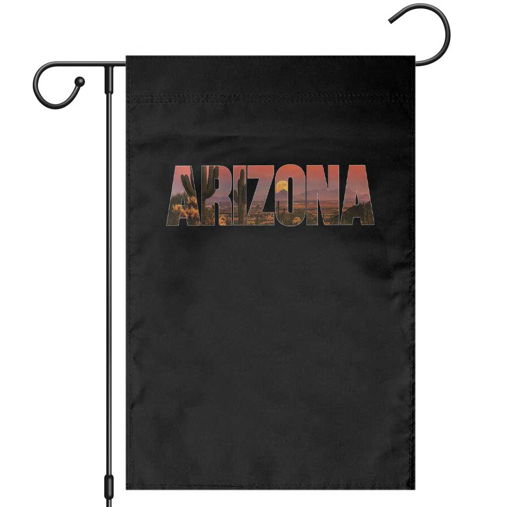 Arizona Photo Landscape Cactus Dessert Mountains Nature Garden Flag TS14 Black Print Your Wear
