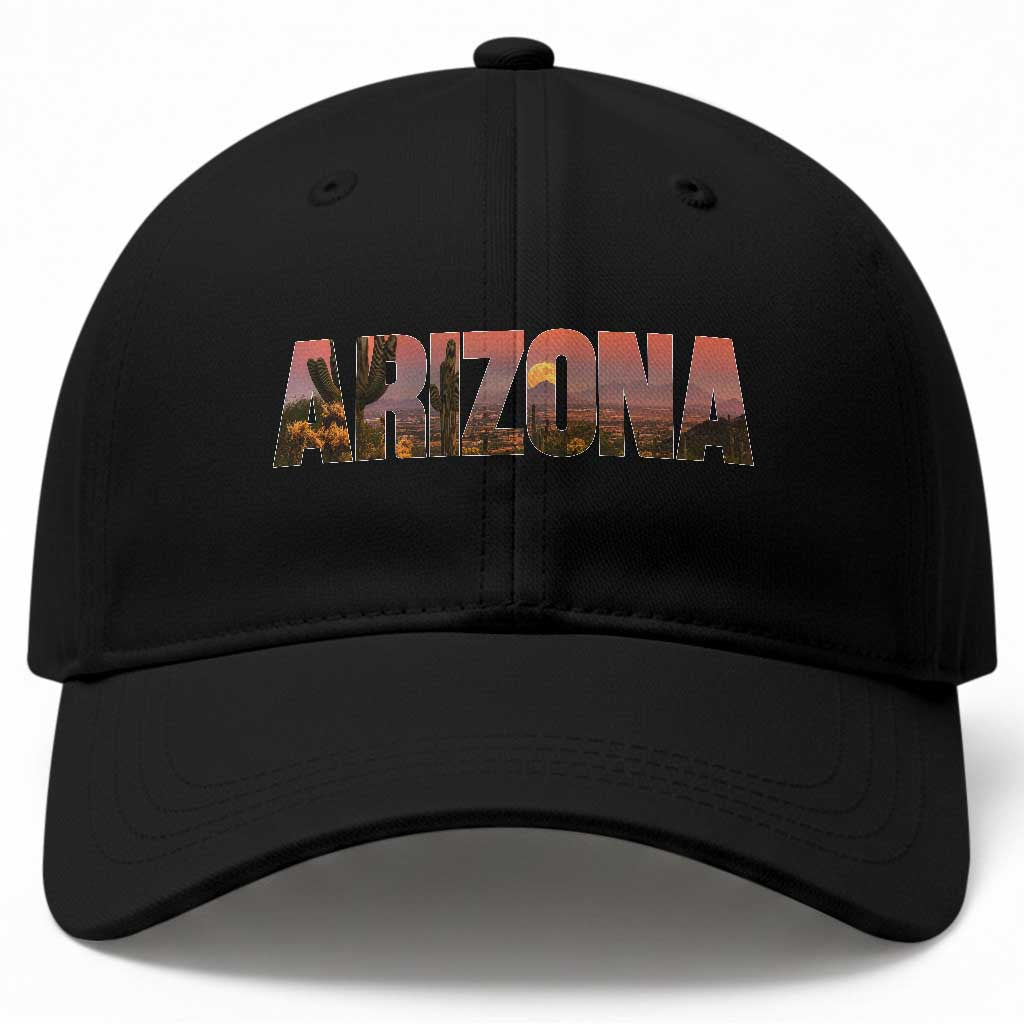 Arizona Photo Landscape Cactus Dessert Mountains Nature Baseball Cap TS14 Print Your Wear