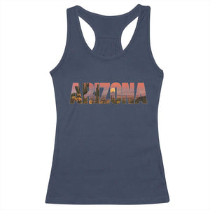 Arizona Photo Landscape Cactus Dessert Mountains Nature Racerback Tank Top