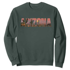 Arizona Photo Landscape Cactus Dessert Mountains Nature Sweatshirt