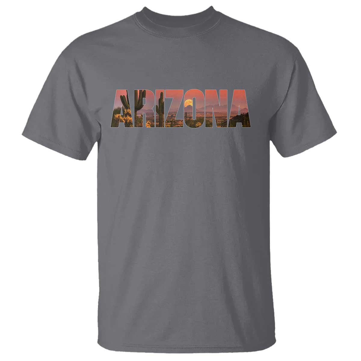 Arizona Photo Landscape Cactus Dessert Mountains Nature T Shirt