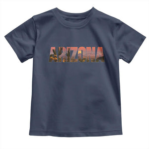 Arizona Photo Landscape Cactus Dessert Mountains Nature Toddler T Shirt