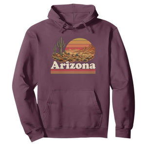 Arizona Desert Sunset Saguaro Cactus Mountains Nature Lover Hoodie