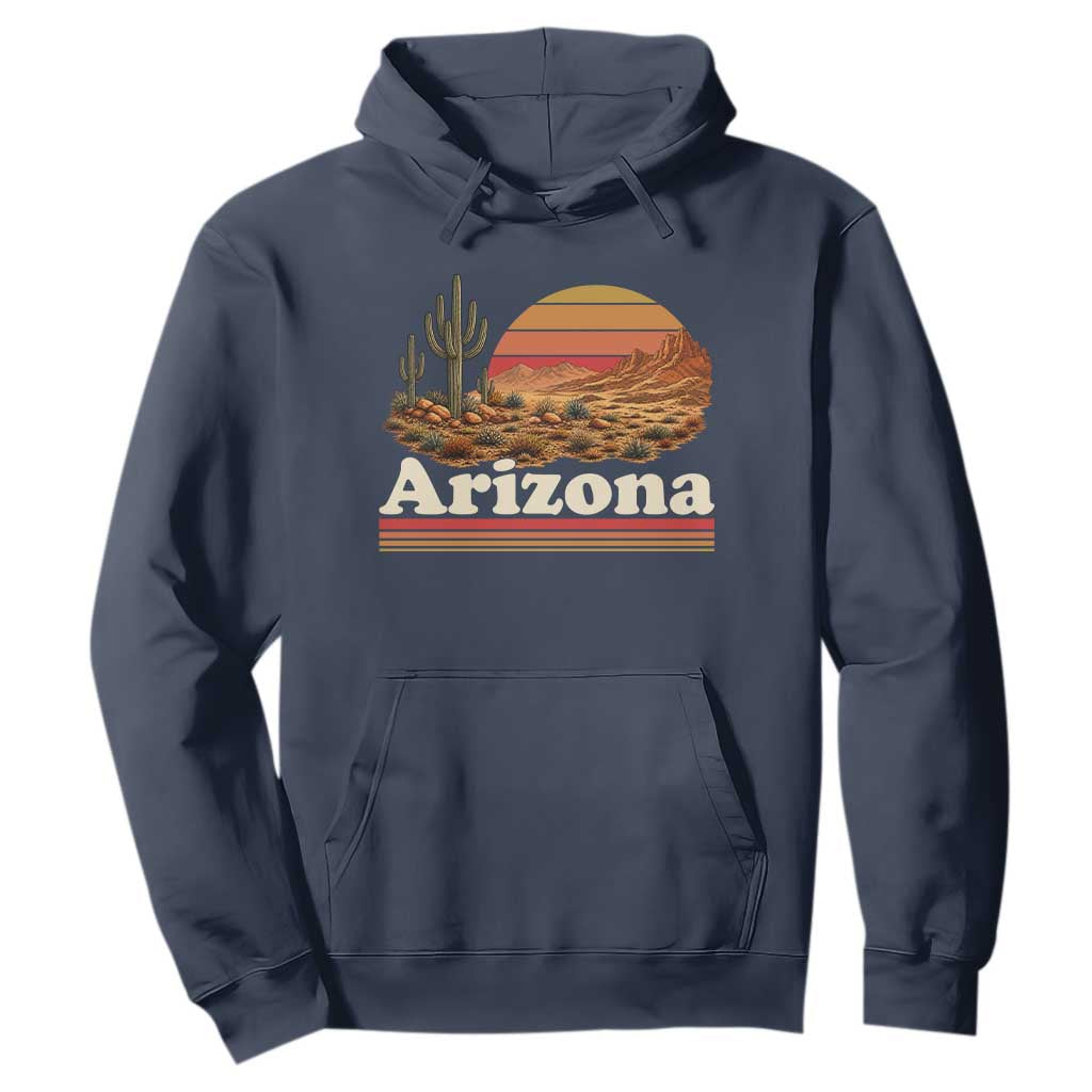 Arizona Desert Sunset Saguaro Cactus Mountains Nature Lover Hoodie