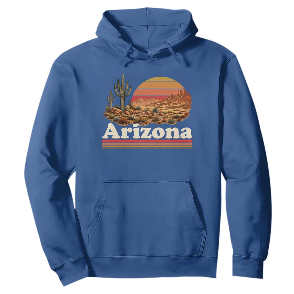 Arizona Desert Sunset Saguaro Cactus Mountains Nature Lover Hoodie
