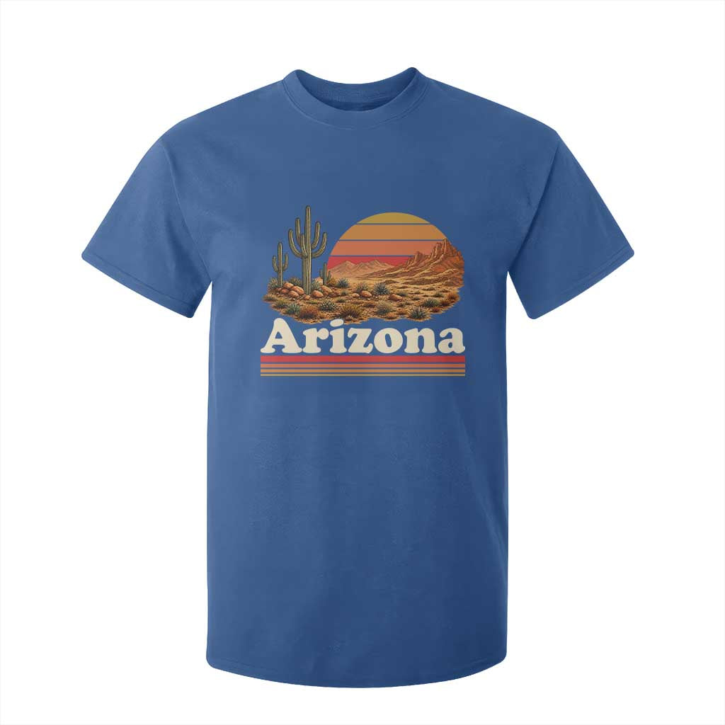 Arizona Desert Sunset Saguaro Cactus Mountains Nature Lover T Shirt For Kid