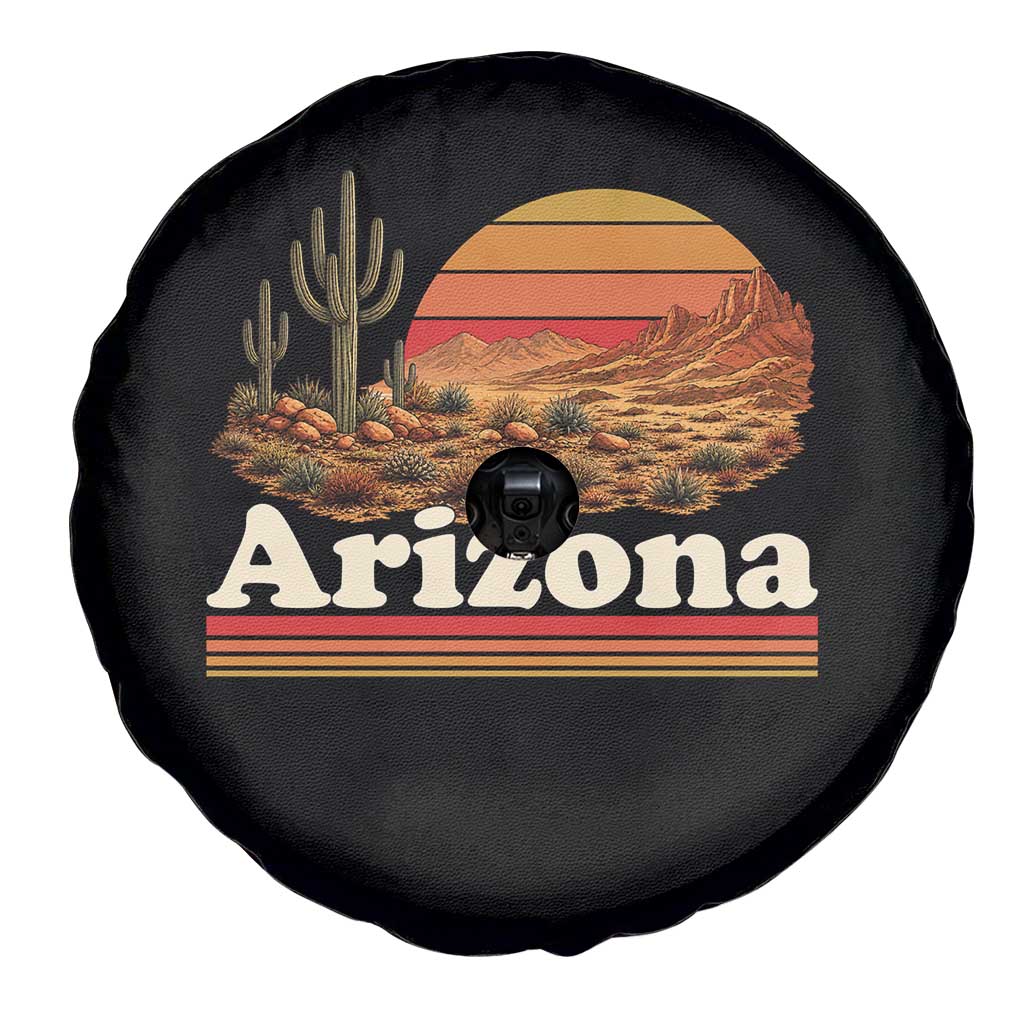 Arizona Desert Sunset Saguaro Cactus Mountains Nature Lover Spare Tire Cover TS14 Print Your Wear