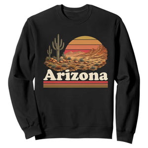 Arizona Desert Sunset Saguaro Cactus Mountains Nature Lover Sweatshirt