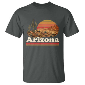 Arizona Desert Sunset Saguaro Cactus Mountains Nature Lover T Shirt