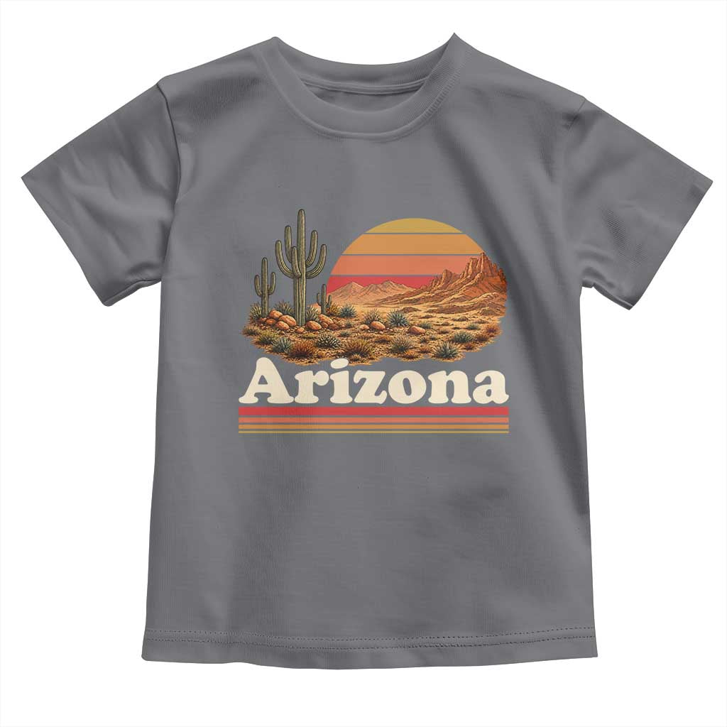 Arizona Desert Sunset Saguaro Cactus Mountains Nature Lover Toddler T Shirt