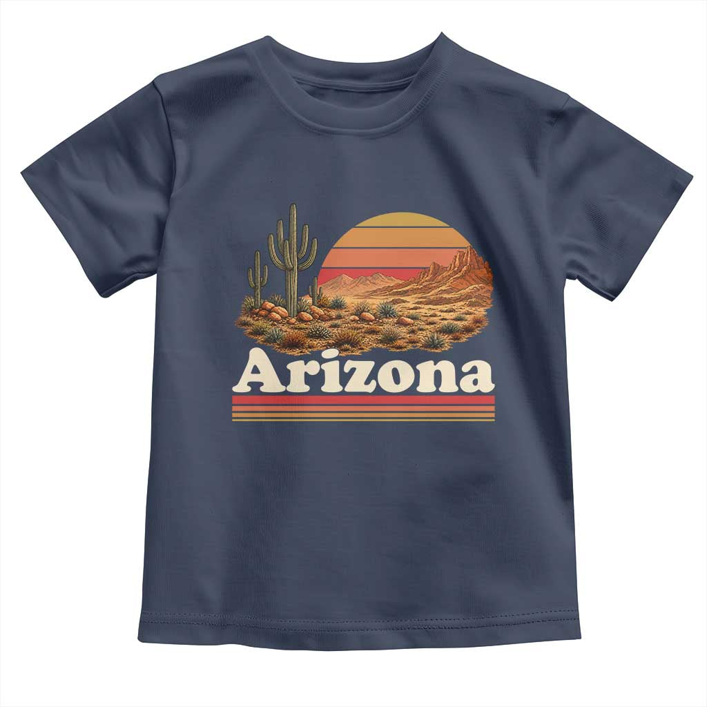 Arizona Desert Sunset Saguaro Cactus Mountains Nature Lover Toddler T Shirt