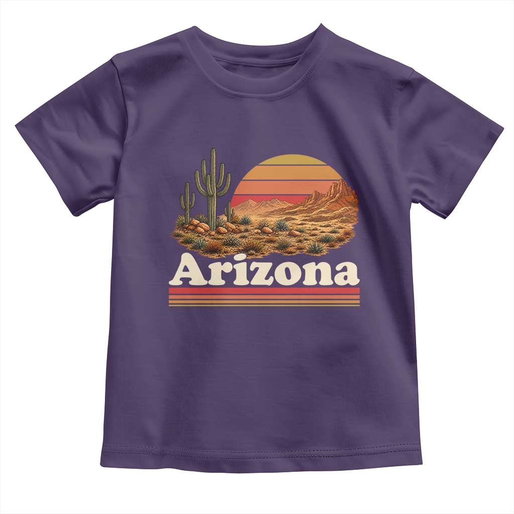 Arizona Desert Sunset Saguaro Cactus Mountains Nature Lover Toddler T Shirt