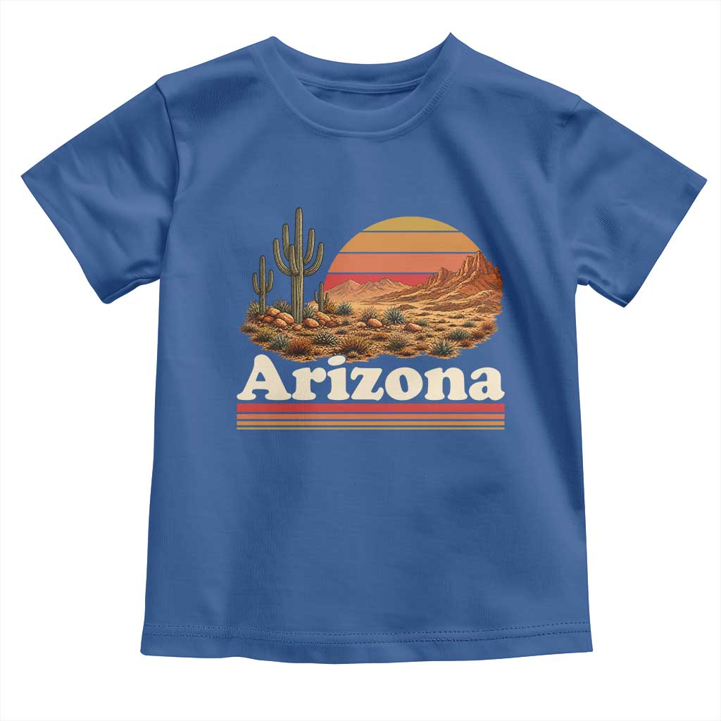 Arizona Desert Sunset Saguaro Cactus Mountains Nature Lover Toddler T Shirt