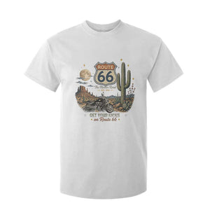 Highway 66 Get Your Kicks Centennial Road Trip T Shirt For Kid Vintage 1976 American Cruiser Motorcycle Lover 100th Anniversary Gift