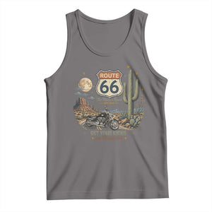 Highway 66 Get Your Kicks Centennial Road Trip Tank Top Vintage 1976 American Cruiser Motorcycle Lover 100th Anniversary Gift