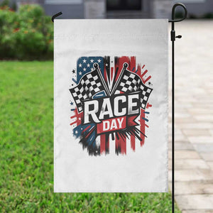 Checkered Flag Racing Garden Flag Race Day Team Lover TS14 Print Your Wear