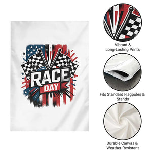 Checkered Flag Racing Garden Flag Race Day Team Lover TS14 Print Your Wear