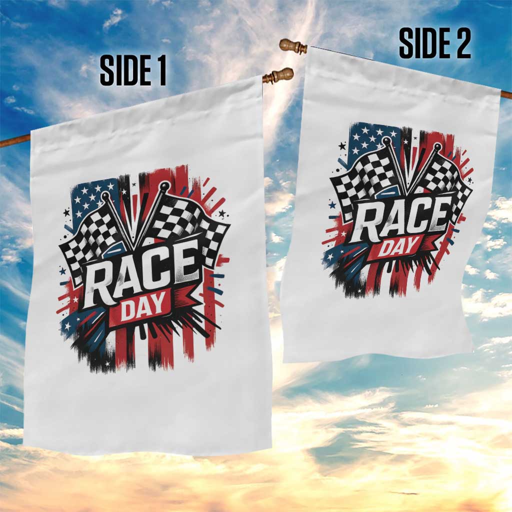 Checkered Flag Racing Garden Flag Race Day Team Lover TS14 Print Your Wear
