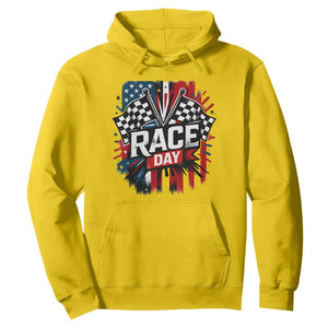 Checkered Flag Racing Hoodie Race Day Team Lover TS14 Daisy Print Your Wear