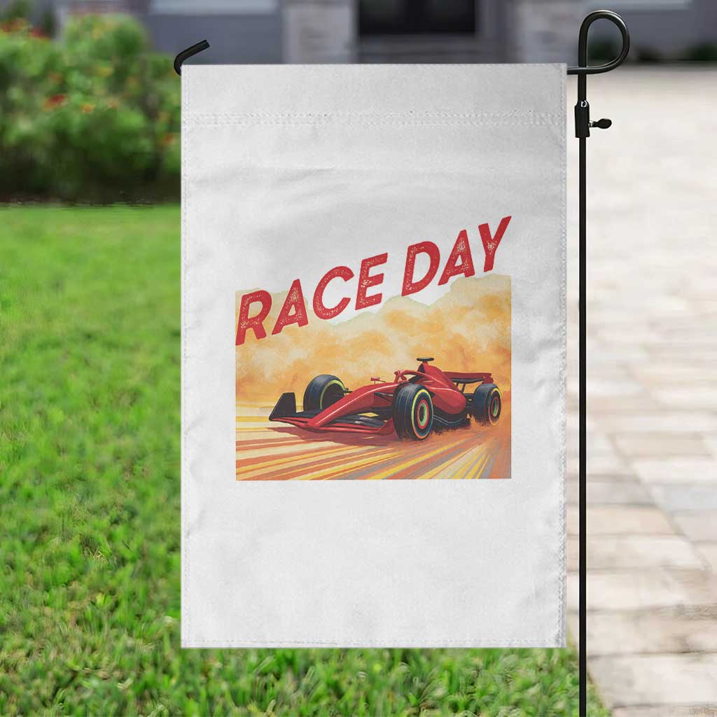 Vintage Racing Formula Car Garden Flag TS14 Print Your Wear