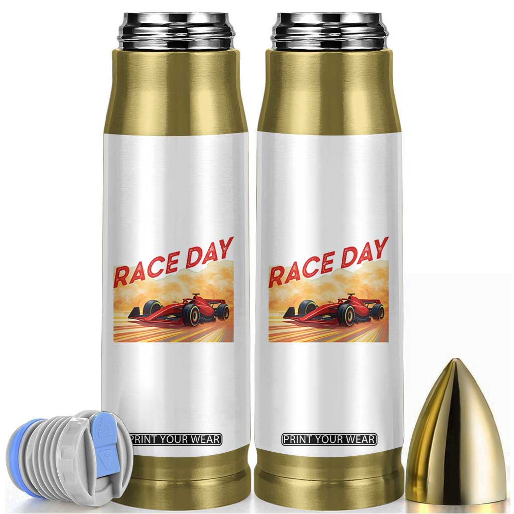 Vintage Racing Formula Car Bullet Tumbler TS14 White Print Your Wear