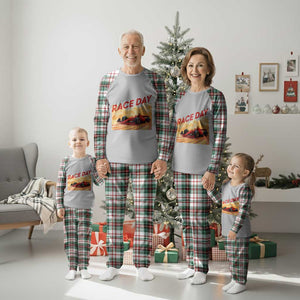 Vintage Racing Formula Car Plaid Pajama Set TS14 Christmas Plaid Print Your Wear