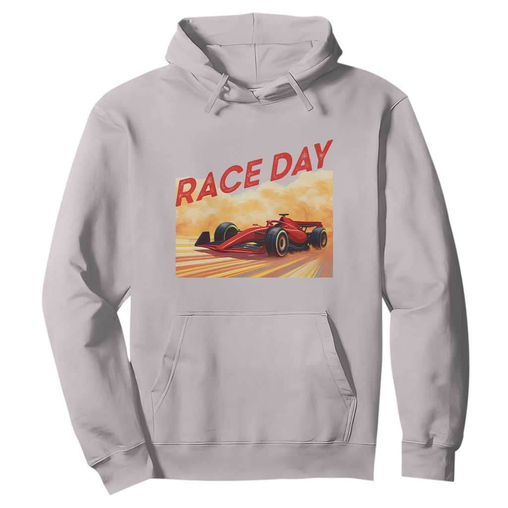 Vintage Racing Formula Car Hoodie TS14 Ice Gray Print Your Wear