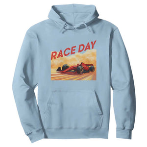 Vintage Racing Formula Car Hoodie TS14 Light Blue Print Your Wear